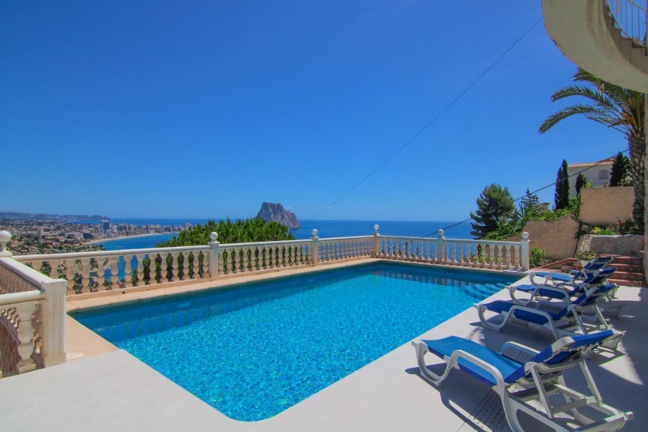 Villa Con Piscina Y Vistas Al Mar - Mar 27 H Calpe Buitenkant foto